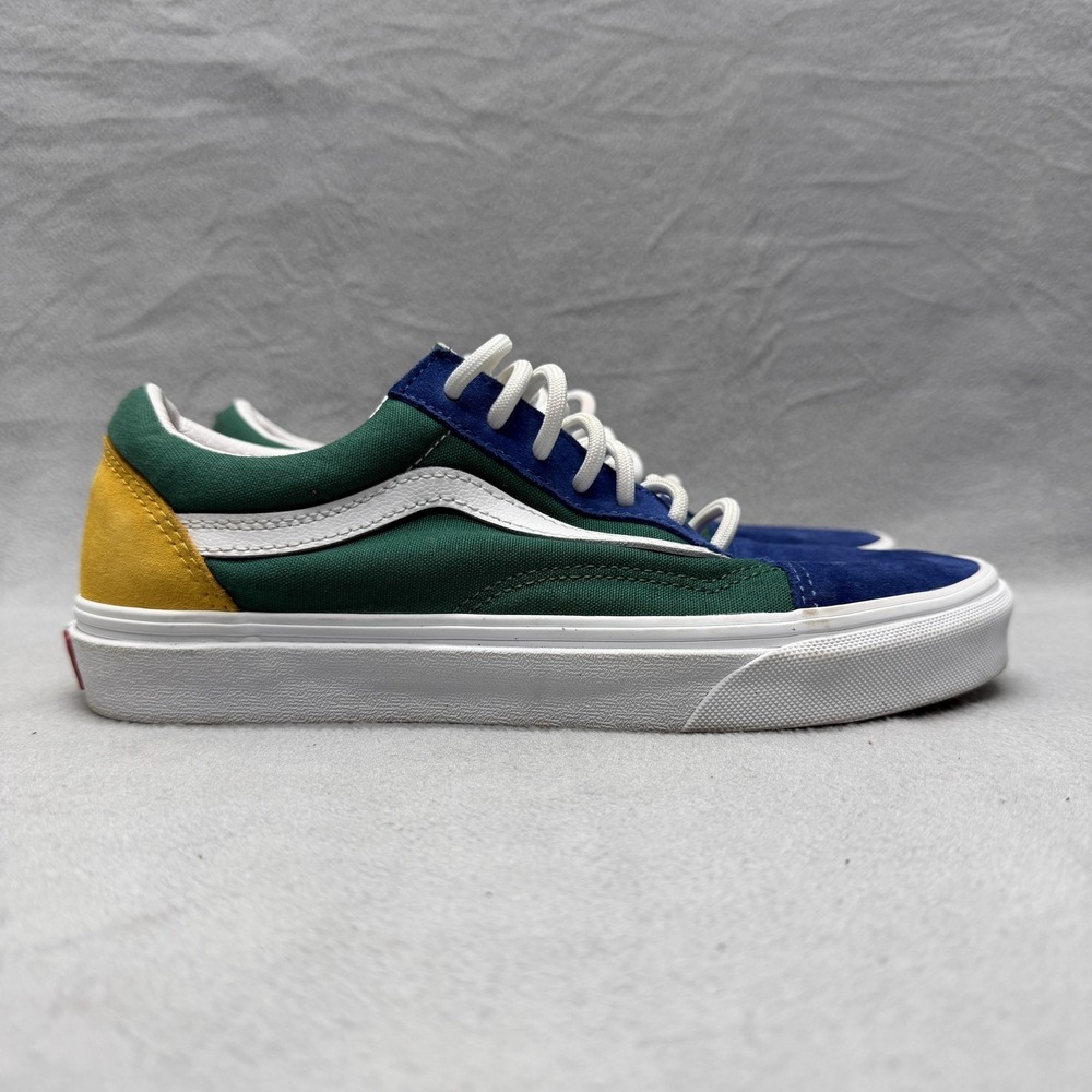 Vans Shoes Womens 7.5 Multicolor Suede Old Skool‎ Low Top Casual Skate Sneakers